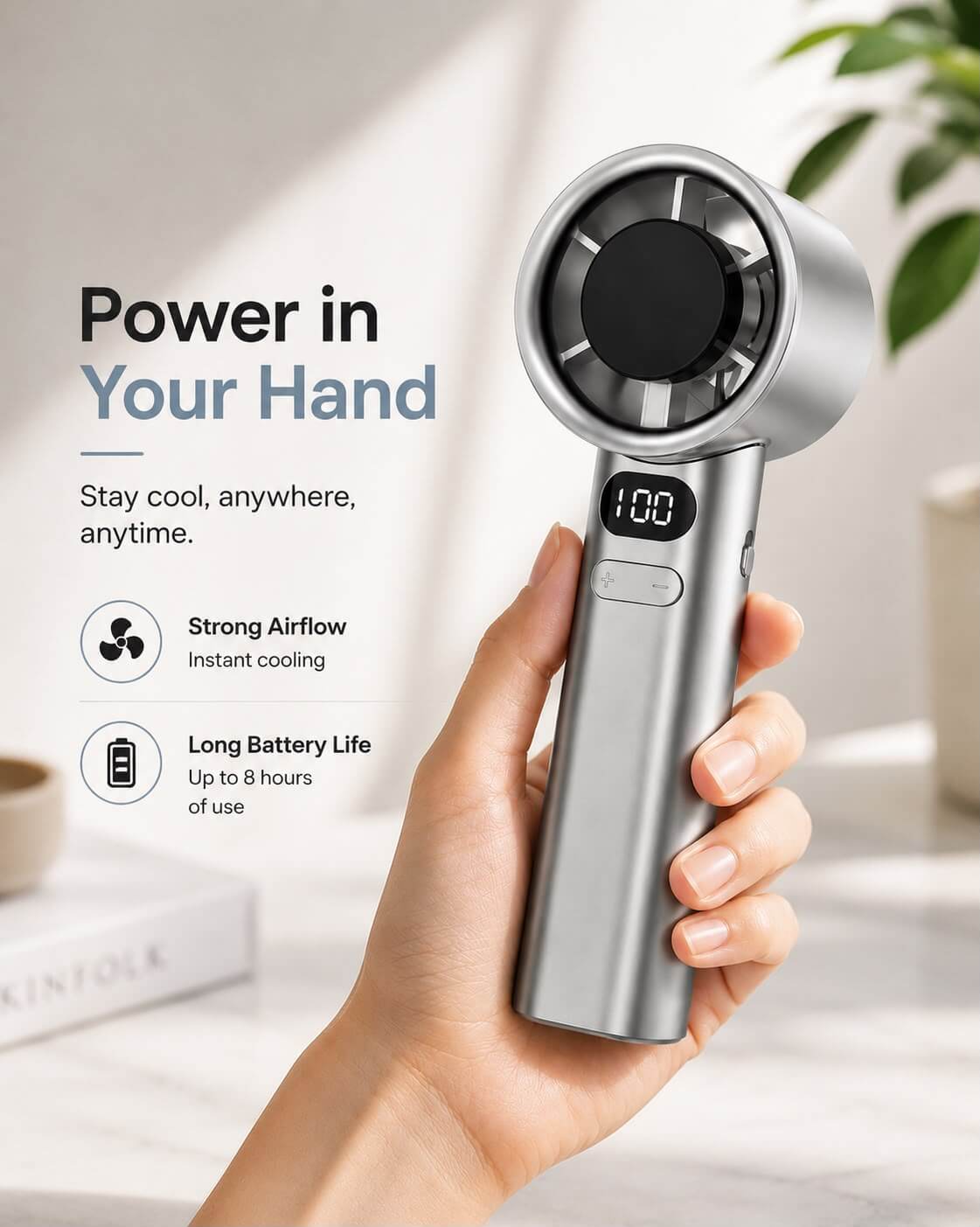 Belora Breeze Pro portable cooling fan for everyday use